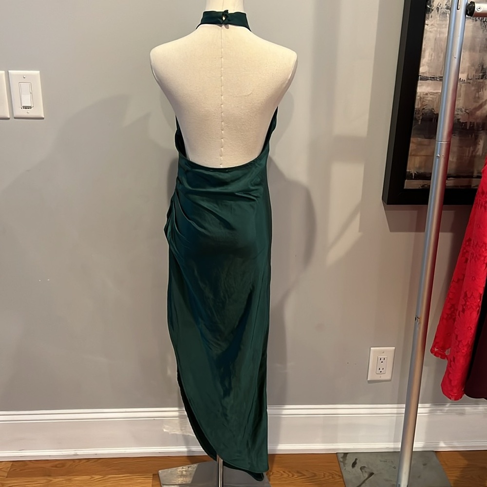 Green evening gown - Picture 3 of 4